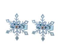 Child Friendly Snowflake Hair Clip Alloy Hairpin Fashion Hairpiece For Adding A Touch Of Fun For Various Hairstyles 2Pcs