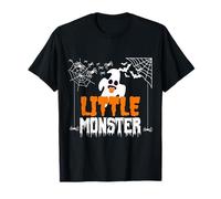 Child Girl Ghost Ghost Dress Family Saying Little Monster T-Shirt