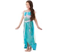 Child Girls Deluxe Mermaid Princess Book Day Week Fancy Dress Costume