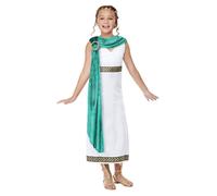 Child Girls Deluxe Roman Empire Toga Fancy Dress Costume 4-12 yrs