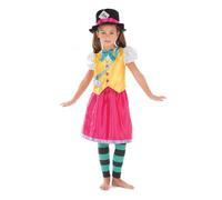 Child Girls Mad Hatter Alice In Wonderland World Book Day Fancy Dress Costume