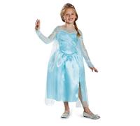 Disney Official Classic Frozen Elsa Costume Kids, Princess Dress Up for Girls