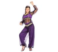 Harem Princess Girls Fancy Dress Jasmine Arabian Nights Kids Costume Outfit