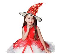 Child Girls Witch Fancy Dress Girls Halloween Dress Childrens Halloween Costumes Costume Child Witch Costume Outfit for Carnival Birthday Party Magician Performance Clothes