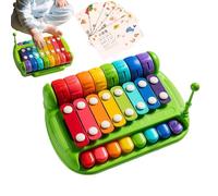 Child Glockenspiel Keyboard Gift - Instructional Eight Note Stimulating, Sound Training Chime Synthesizer, Child Growth Gear, Audio Perception Practice Kit | Bright Auditory Aid for Over 6 Months