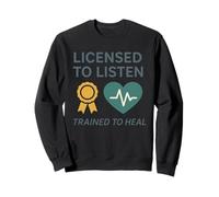Child Grief Counselor Healing Hearts Trauma Support Sweatshirt
