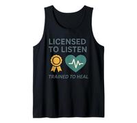 Child Grief Counselor Healing Hearts Trauma Support Tank Top