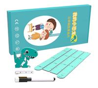 Child Height Wall Chart, 70.8 Inches Height Measurement Ruler, Removable Magnetic Growth Charts for Boys Girls Bedroom Playroom Nursery Walls Home Decoration, Blue, Orange