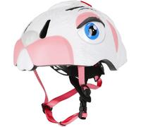 Crazy Safety Bunny, bike helmet, junior, white 49-55cm
