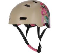 Child helmet Crazy Safety Rampage Flower Beige L (57/61 cm)