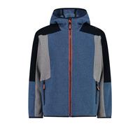 CMP Children's Knitted Tech Fleece Jacket with Fixed Hood Unisex - Children and Teenagers