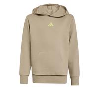 Adidas Slogan Fleece hoodie sweatshirt beige kids - 128