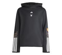 Adidas Kids Hoodie Minecraft Training 3 Stripes – Black/White – Unisex 9-10 Years