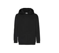 Child hoodie Fruit of the Loom Classic Noir 12/13 ans