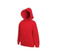 Child hoodie Fruit of the Loom Classic Rouge 7/8 ans