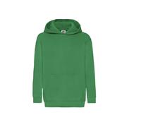 Child hoodie Fruit of the Loom Classic Vert 12/13 ans
