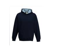 Child hoodie Just Hoods Varsity Bleu 9/11 ans