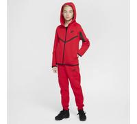 Nike Tech Fleece Full Zip Hoodie Junior - Red 7-8Y