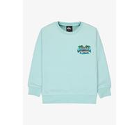 Child Illustration Sweatshirt Quiksilver Graphic Bleu 3 ans