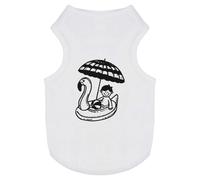 'Child In Swan Inflatable' Pet Dog/Cat T-Shirt (PT00104206)