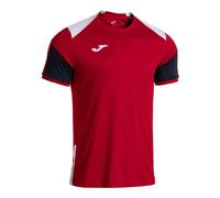 Joma Danubio Short Sleeve T-shirt Red 11-12 Years Boy