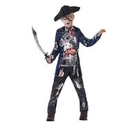 Child Jolly Rotten Pirate Exposed Bones Halloween Fancy Dress Party Costume