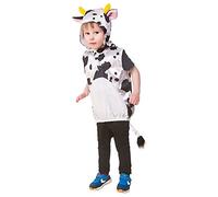 Child/Kids Unisex Cow Animal Tabard Fancy Dress Costume (One Size 3-5 years)