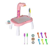 Child Learning Desk Music Machine with Light Projector and 5ML for Painting Activities Educational Science and Technology Teaching Toy for Kids (One Size)