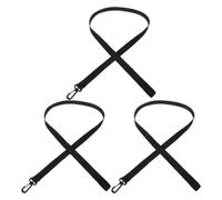 Child Leash Walking Rope 3pcs Black Nylon Plastic for Children | Shopping Hiking Use, Daycare and Homeschool Supplies, Toddler Walking Rope for Boys and Girls