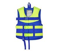 Child Life Jacket US Guard Approved Type III Life Vest 30 to 50 lbs for Kids and Children Support Collar with Handle Fully Adjustable PFD for Pools Lakes Boating Girls Swimsuit Size (Blue, 1-7 Years)
