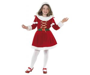 Child Little Miss Santa Costume Medium (Ages 7-9 yrs)