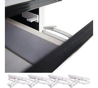 Child Locks for Drawers, Invisible Baby Safety Latches (4-Pack) - No Drill Baby Proofing Hidden Locks, Strong Adhesive, Check Fit Before Buying