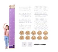 Child Measurement Growth Chart Cartoon Wall Growth Chart | Funny Growth Measurement, Cute Height Chart for Hallway, Children's Room
