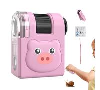 Child Microscope Set, 80X Microscope Science Kits, Kids Handheld, Portable STEM Kit, Educational Toys with LED Lights for Boys Girls