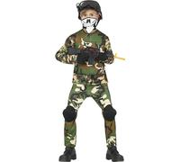 FIESTAS GUIRCA Military Soldier Uniform Fancy Dress Costume Boy Age 7-9 Years
