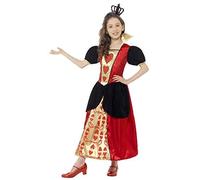 Child Miss Hearts Girls Fairy Tales Wonderland Fancy Dress Party Costume