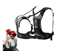 Child Motorcycle Harness - Reflective Back Seat Belt System, Adjustable Passenger Safety Strap, Night Visibility Protective Gear | Travel Protection for Children, Family Rides, Road Trips