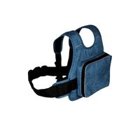 Child Motorcycle Safety Belt Adjustable Reflective Strip Harness Kids Passenger Grip Grab Handle Seat Strap(Blue)