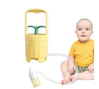 Child Nose Sucker - Toddler Mucus Tool, Manual Sniffle Puller, Relief Aid | Soft Silicone Vacuum Tip Structure, Backflow Preventing Safety Pump Morning Routine Baby Hygiene