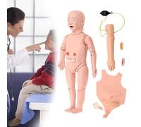 Child Nursing Manikin, Anatomical Child Patient Care Model with Replaceable Wound Modules, 1:1 Highly Simulated & Realistic Simulation Design for Patient Care Skills Practice