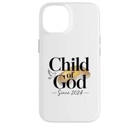 Child Of God Since 2024 Christian Newborn Blessing Case for iPhone 14