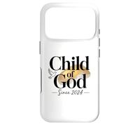 Child Of God Since 2024 Christian Newborn Blessing Case for iPhone 17 Pro