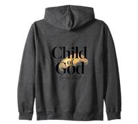 Child Of God Since 2024 Christian Newborn Blessing Zip Hoodie