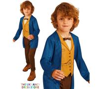 Rubie's Official Fantastic Beasts Warner Bros Newt Scamander Classic Childs Costume Small Size