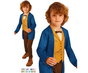 Child Official NEWT SCAMANDER Fantastic Beasts Boys Fancy Dress Costume Outfit