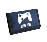 Child Personalised Gamer Controller Bag Boys Kids Ripper Wallet with Coin Holder Name Here Kids Wallet