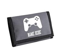 Child Personalised Gamer Controller Bag Boys Kids Ripper Wallet with Coin Holder Name Here Kids Wallet
