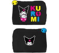 Pyramid International Kuromi Punk Rocking Out Plush Pencil Case - Fun and Unique Storage for Stationery Lovers