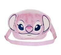 Disney Lilo and Stitch Angel Heart-Mini Plush Crossbody Bag, Pink