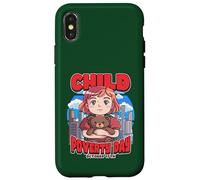 Child Poverty Day October 17th Help Kids Case for iPhone X/XS